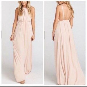 Show Me Your Mumu Amanda Dusty Blush Gown